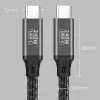 Lopard QG02 Type-C to Type-C PD3.1 Data Kablosu 240W 480Mbps 0.5 Metre