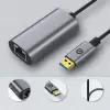 Lopard QG03 USB-A to RJ45 USB3.0 Ethernet Dönüştürücü Kablo 1000Mbps 22cm