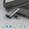 Lopard QG03 USB-A to RJ45 USB3.0 Ethernet Dönüştürücü Kablo 1000Mbps 22cm