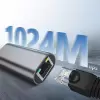 Lopard QG04 Type-C to RJ45 Ethernet Dönüştürücü Kablo 1024Mbps 22cm
