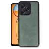 Lopard Realme Note 50 4g Kılıf Aras Deri Kapak - Koyu Yeşil