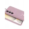 Lopard Samsung Galaxy A35 5g Regal Magsafe Standlı Kapak - Açık Pembe