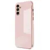 Lopard Samsung Galaxy M15 Kılıf Volet Silikon - Pembe