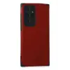Lopard Samsung Galaxy S22 Ultra Kılıf Loop Deri Silikon - Kırmızı