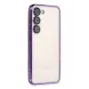 Lopard Samsung Galaxy S23 Kılıf Razer Lensli Silikon - Mor