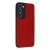 Lopard Samsung Galaxy S23 Plus Kılıf Loop Deri Silikon - Kırmızı