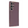 Lopard Samsung Galaxy S23 Ultra Kılıf Volet Silikon - Mor