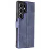 Lopard Samsung Galaxy S25 Ultra Kılıf Trend S Plus Kapaklı Kılıf - Lacivert