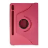 Lopard Samsung Galaxy T870 Tab S7 11 Kılıf 360 Tablet Deri Kılıf - Pembe