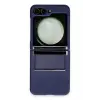 Lopard Samsung Galaxy Z Flip 5 Kılıf Belt Flip Kapak - Lacivert