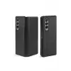 Lopard Samsung Galaxy Z Fold 3 Kılıf Fold Karbon Kapak - Siyah