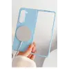 Lopard Samsung Galaxy Z Fold 5 Kılıf Mata Fold Kapak - Sierra Blue