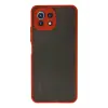 Lopard Xiaomi Mi 11 Lite Kılıf Montreal Silikon Kapak - Kırmızı