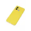 Lopard Xiaomi Redmi 12c Kılıf Nano İçi Kadife Silikon - Sarı