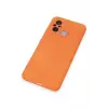 Lopard Xiaomi Redmi 12c Kılıf Nano İçi Kadife Silikon - Turuncu