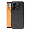 Lopard Xiaomi Redmi 13c Kılıf Aras Deri Kapak - Siyah