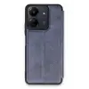 Lopard Xiaomi Redmi 13c Kılıf Flip Cover - Lacivert