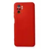 Lopard Xiaomi Redmi Note 10 Kılıf Nano İçi Kadife Silikon - Kırmızı