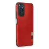 Lopard Xiaomi Redmi Note 11 Kılıf Loop Deri Silikon - Kırmızı