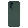 Lopard Xiaomi Redmi Note 11 Kılıf Nano İçi Kadife Silikon - Koyu Yeşil