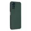 Lopard Xiaomi Redmi Note 11 Kılıf Nano İçi Kadife Silikon - Koyu Yeşil