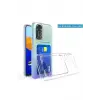 Lopard Xiaomi Redmi Note 11 Pro Kılıf Kart Şeffaf Silikon - Şeffaf
