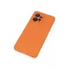 Lopard Xiaomi Redmi Note 12 4g Kılıf Nano İçi Kadife Silikon - Turuncu