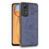 Lopard Xiaomi Redmi Note 12 Pro 4g Kılıf Aras Deri Kapak - Lacivert