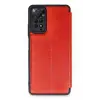 Lopard Xiaomi Redmi Note 12 Pro 4g Kılıf Flip Cover - Kırmızı