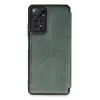 Lopard Xiaomi Redmi Note 12 Pro 4g Kılıf Flip Cover - Koyu Yeşil