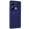 Lopard Xiaomi Redmi Note 13 Pro 4g Kılıf Bibercas Silikon Kapak - Lacivert