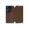 Lopard Xiaomi Redmi Note 13 Pro 4g Kılıf Flip Cover - Taba