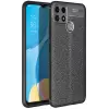 Oppo A15S Kılıf Lopard Kamera Korumalı Deri Orjinal Görünümlü Kapak Niss