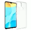 Oppo A15S Kılıf Lopard Kamera Korumalı Renksiz Şeffaf Esnek Silikon Kapak Süper