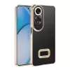 Oppo A60 Kamera Lens Korumalı Şeffaf Renkli Logo Gösteren Omega Kapak
