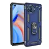 Oppo Reno 4 Lite Kılıf Lopard Kamera Korumalı Sürgülü Yüzüklü Orjinal Tasarım Armor Vega