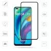 Oppo Reno 4 Lite Lopard Kenarları Kırılmaya Dayanıklı Cam Ekran Koruyucu