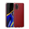 Samsung Galaxy A02S Coss Sert Darbe Emici Silikon Şeffaf Kamera Korumalı Arka Kapak