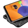 Samsung Galaxy A02S Kılıf Lopard Kamera Korumalı Deri Orjinal Görünümlü Kapak Niss
