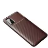 Samsung Galaxy A02S Kılıf Lopard Kamera Korumalı Karbon Desenli Negro Kapak Orijinal Yüzey Kılıf