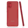 Samsung Galaxy A02S Kılıf Parfe Silikon Kapak Kamera Korumalı Kılıf Ultra Ince Buzlu Mat Renkli