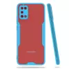 Samsung Galaxy A02S Kılıf Parfe Silikon Kapak Kamera Korumalı Kılıf Ultra Ince Buzlu Mat Renkli
