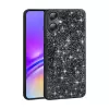 Samsung Galaxy A06 Kılıf Parlak Taşlı Tasarım Lopard Pırlanta Kapak