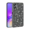 Samsung Galaxy A06 Kılıf Parlak Taşlı Tasarım Lopard Pırlanta Kapak