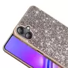 Samsung Galaxy A06 Kılıf Parlak Taşlı Tasarım Lopard Pırlanta Kapak