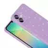 Samsung Galaxy A06 Kılıf Simli Işılıtılı Renkli Parlak Kamera Korumalı Silikon Kapak Koton