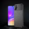 Samsung Galaxy A07 Kılıf Lopard Kamera Korumalı Karbon Desenli Negro Kapak Yüzey Kılıf