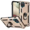 Samsung Galaxy A12 Kılıf Lopard Kamera Korumalı Sürgülü Yüzüklü Orjinal Tasarım Armor Vega