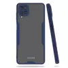 Samsung Galaxy A12 Kılıf Parfe Silikon Kapak Kamera Korumalı Kılıf Ultra Ince Buzlu Mat Renkli