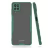 Samsung Galaxy A12 Kılıf Parfe Silikon Kapak Kamera Korumalı Kılıf Ultra Ince Buzlu Mat Renkli